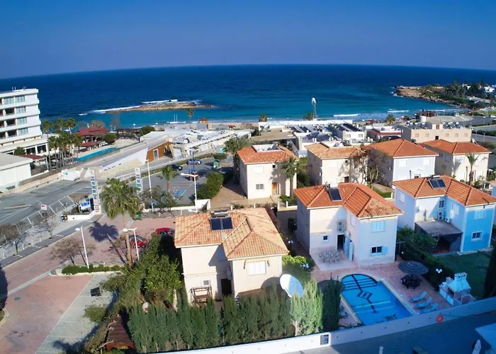 빌라 Oforo Selene - Stunning 4 Bedroom - By Fig Tree Bay - Sea View 프로타라스